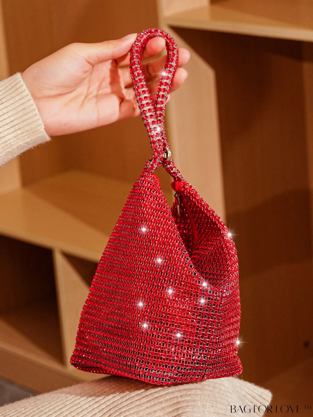 BagForLove - Chic Rhinestone-Embellished Mini Evening Bag