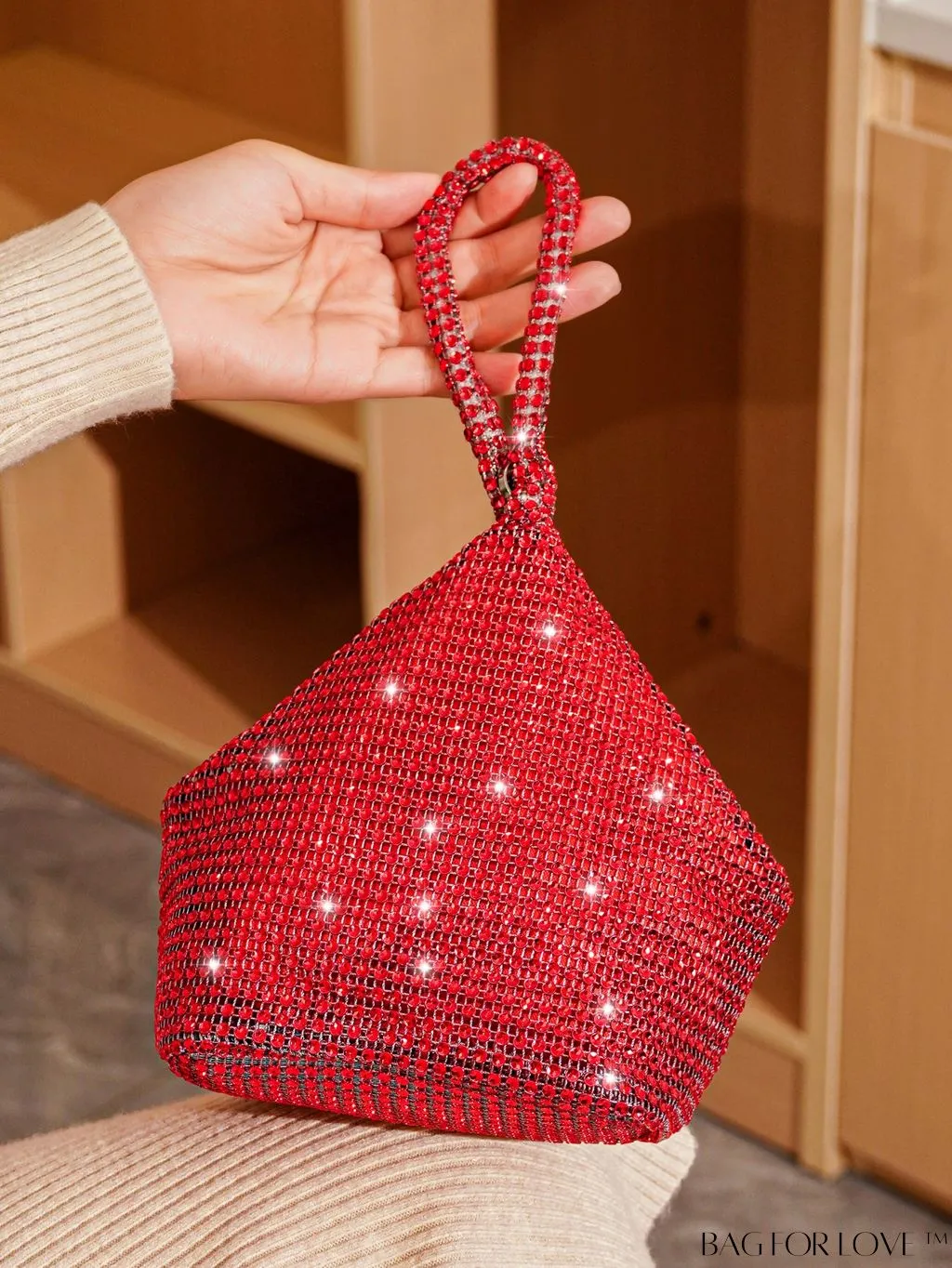 BagForLove - Chic Rhinestone-Embellished Mini Evening Bag