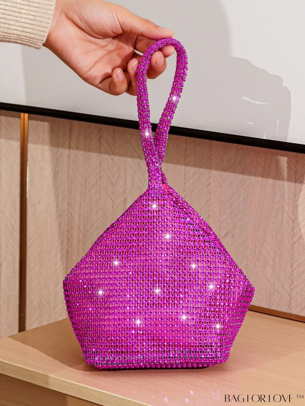 BagForLove - Chic Rhinestone-Embellished Mini Evening Bag