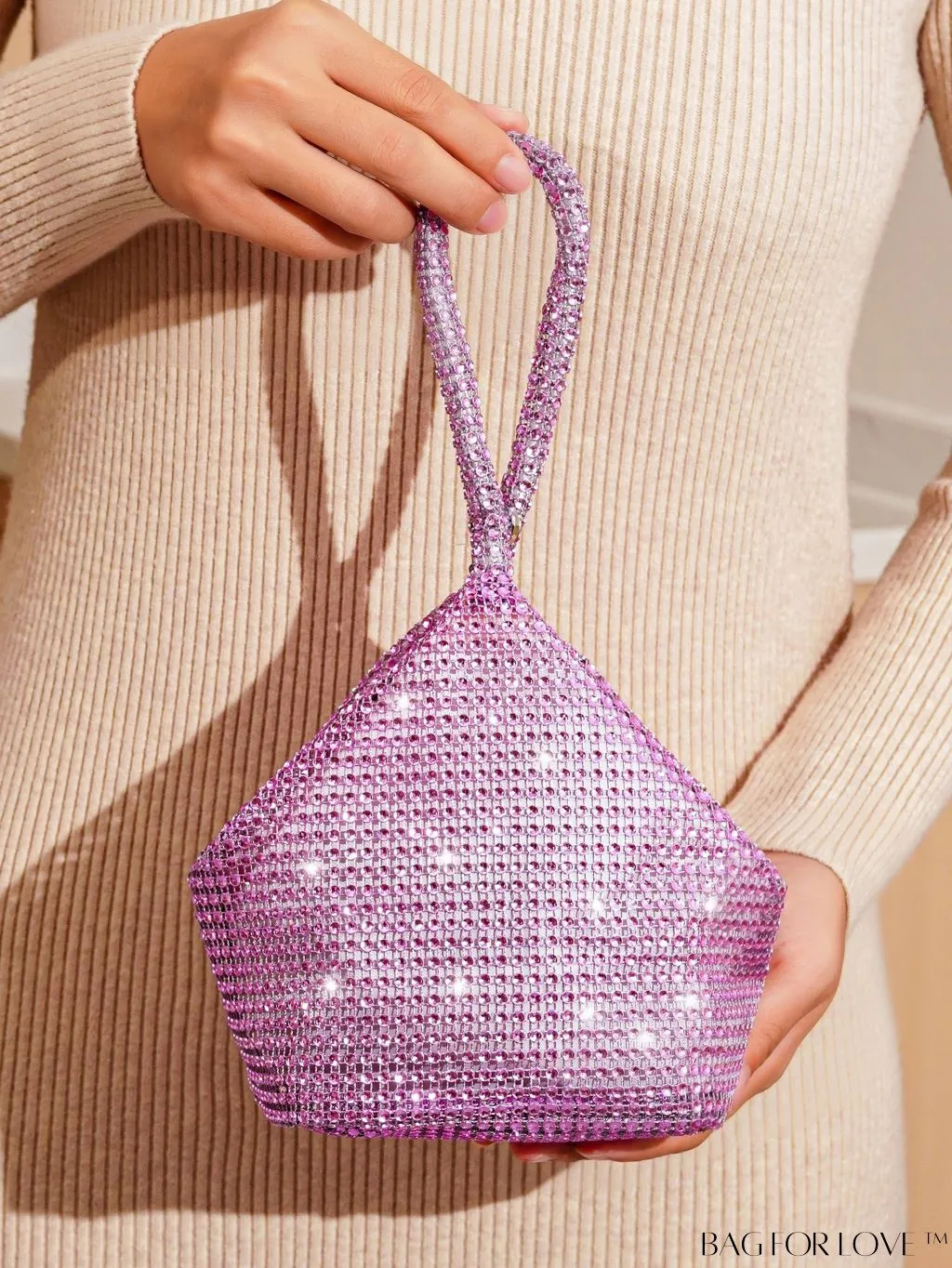 BagForLove - Chic Rhinestone-Embellished Mini Evening Bag