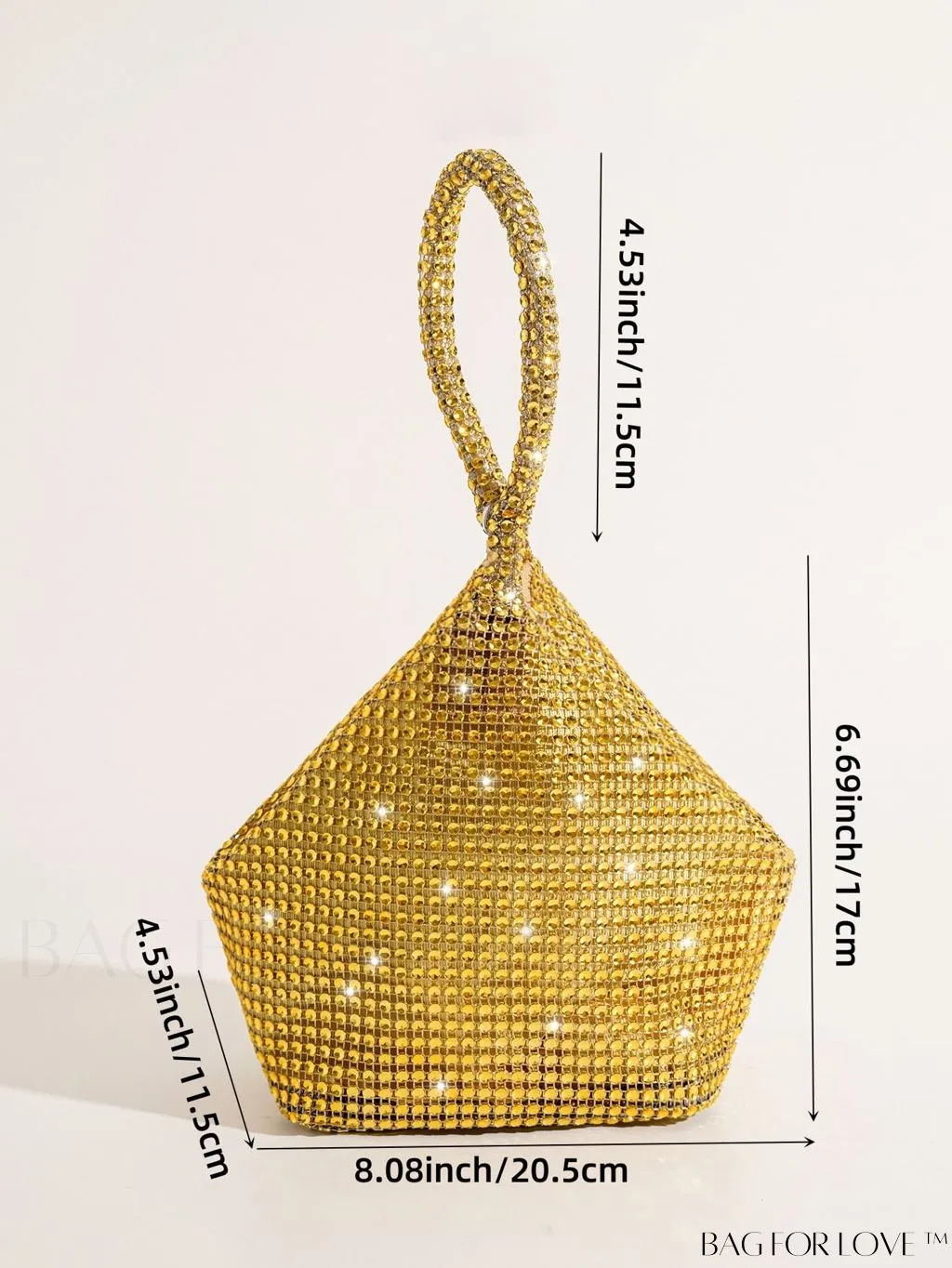 BagForLove - Chic Rhinestone-Embellished Mini Evening Bag