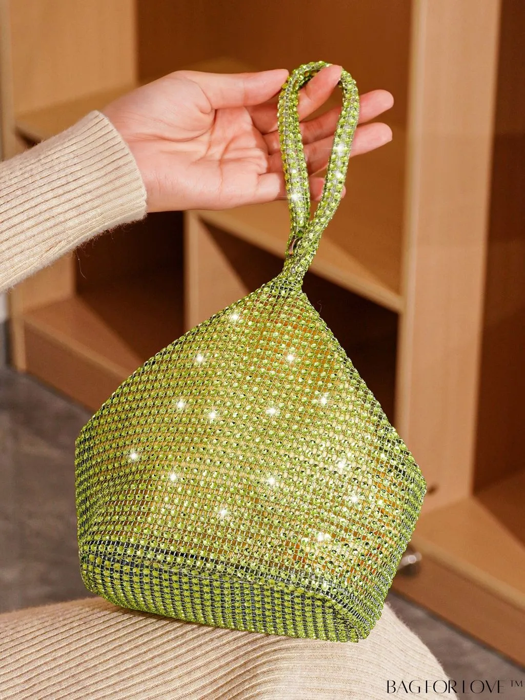BagForLove - Chic Rhinestone-Embellished Mini Evening Bag
