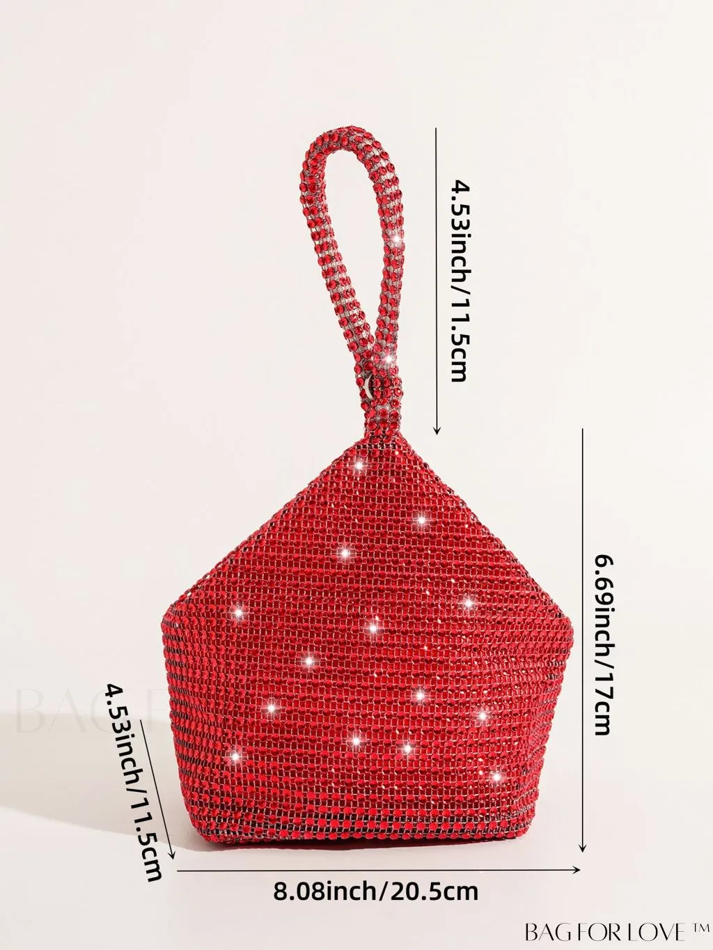 BagForLove - Chic Rhinestone-Embellished Mini Evening Bag