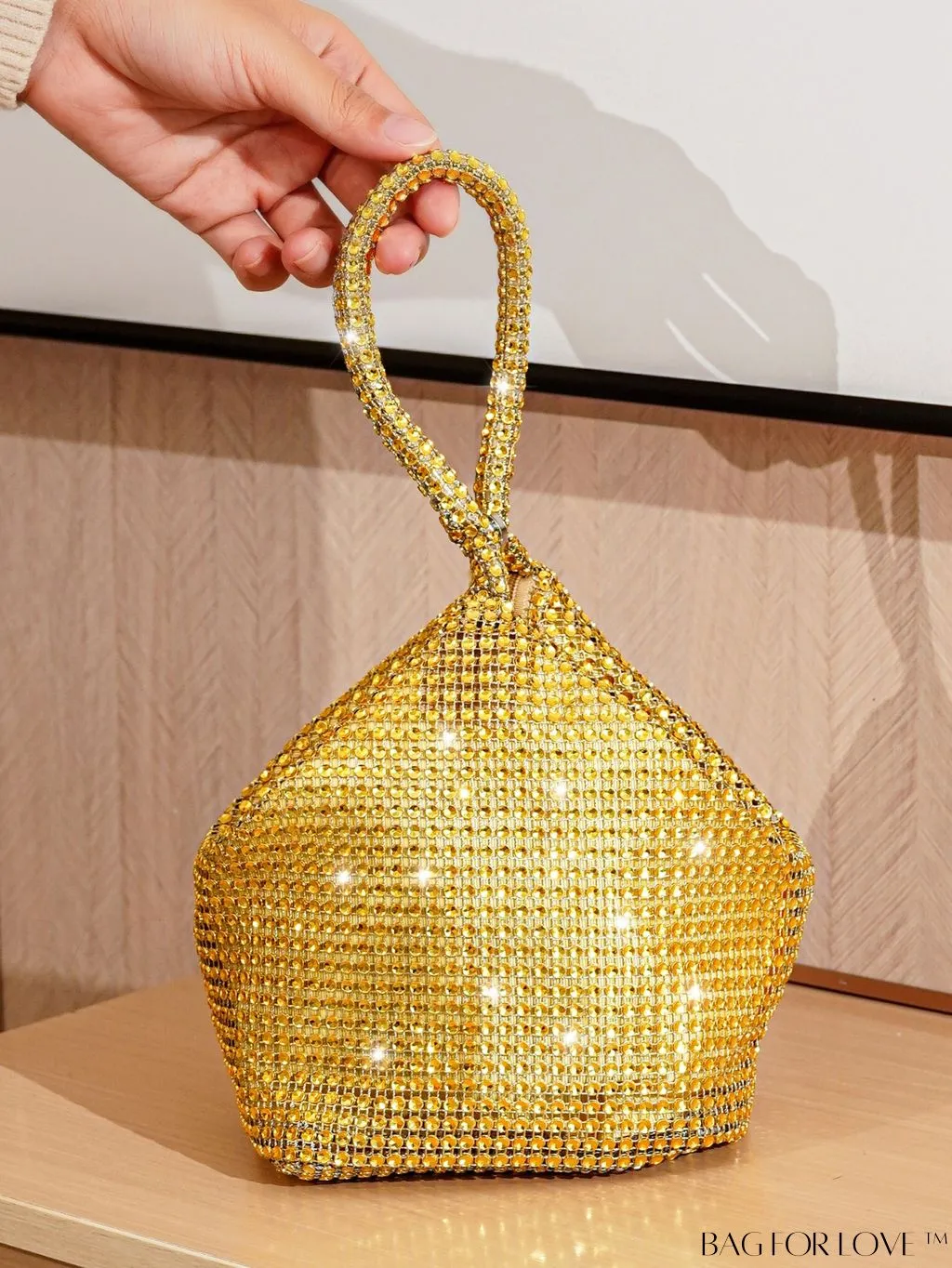 BagForLove - Chic Rhinestone-Embellished Mini Evening Bag