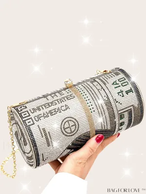 BagForLove - Chic Rhinestone Evening Bag for Weddings, Proms & Parties