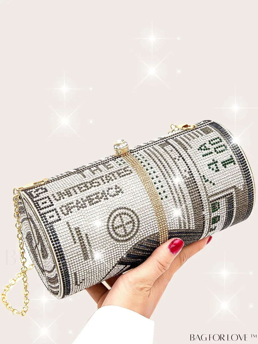 BagForLove - Chic Rhinestone Evening Bag for Weddings, Proms & Parties