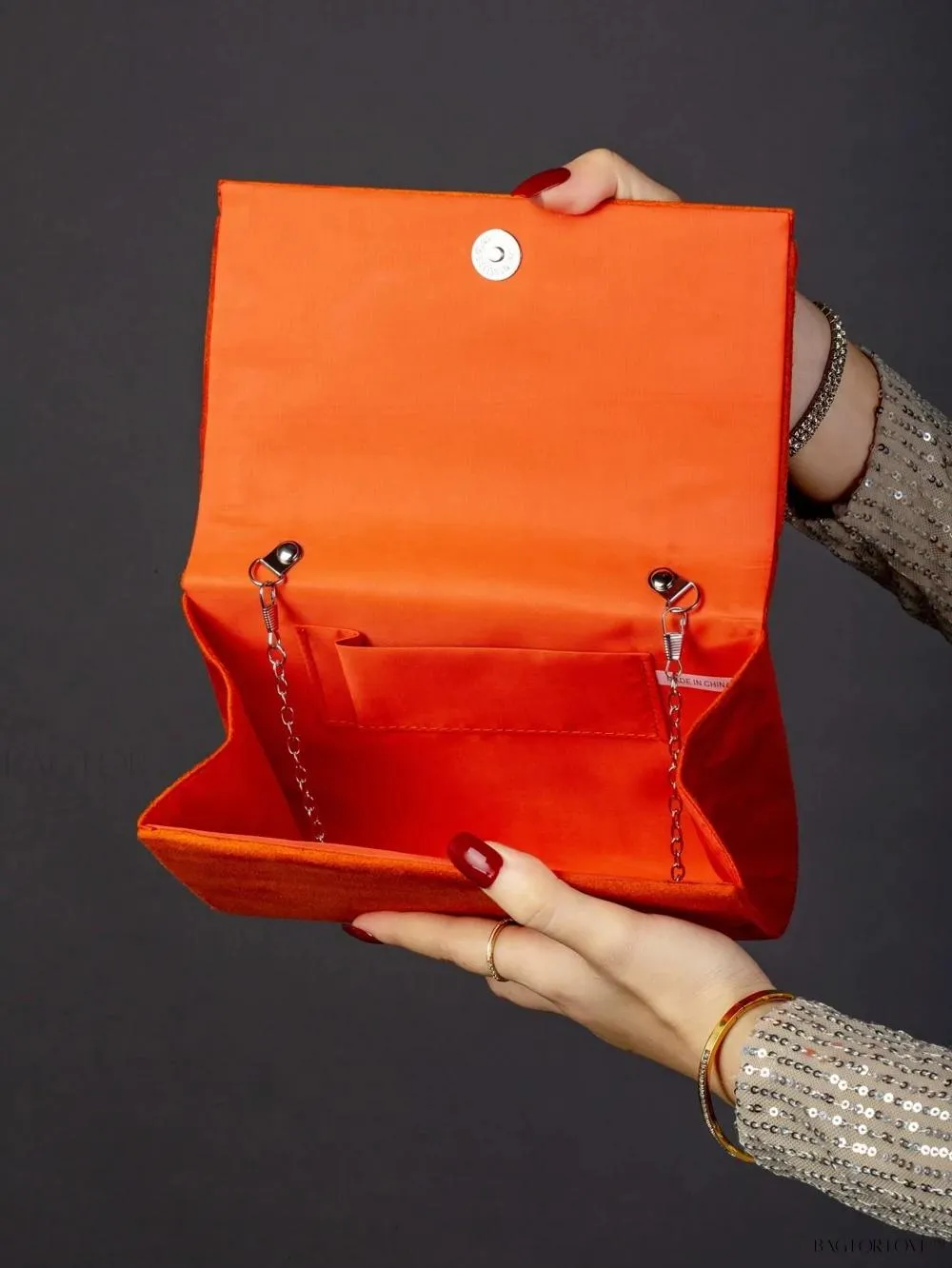 BagForLove - Evening Essential Plush Bow Shoulder Chain Bag for Her