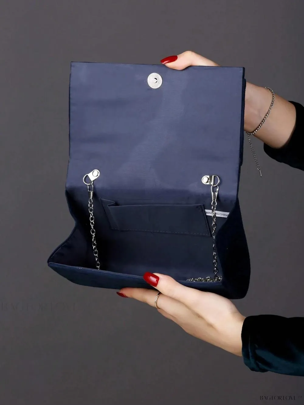BagForLove - Evening Essential Plush Bow Shoulder Chain Bag for Her