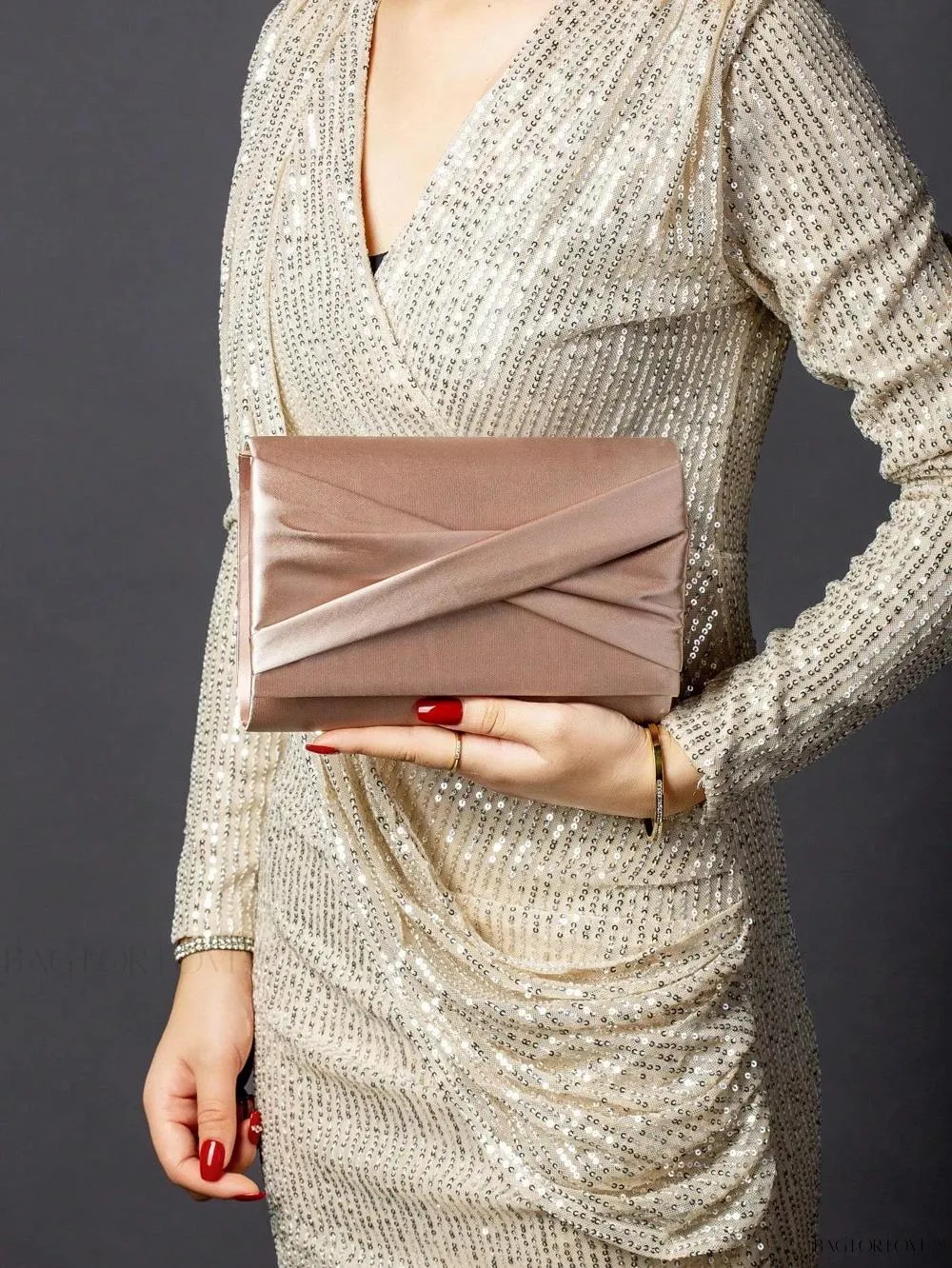 BagForLove - Evening Essential Plush Bow Shoulder Chain Bag for Her