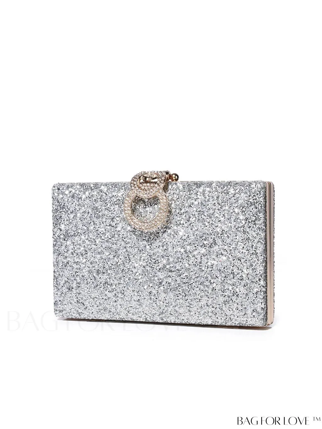 BagForLove - Exquisite Rhinestone Chain Evening Bag - Compact & Elegant