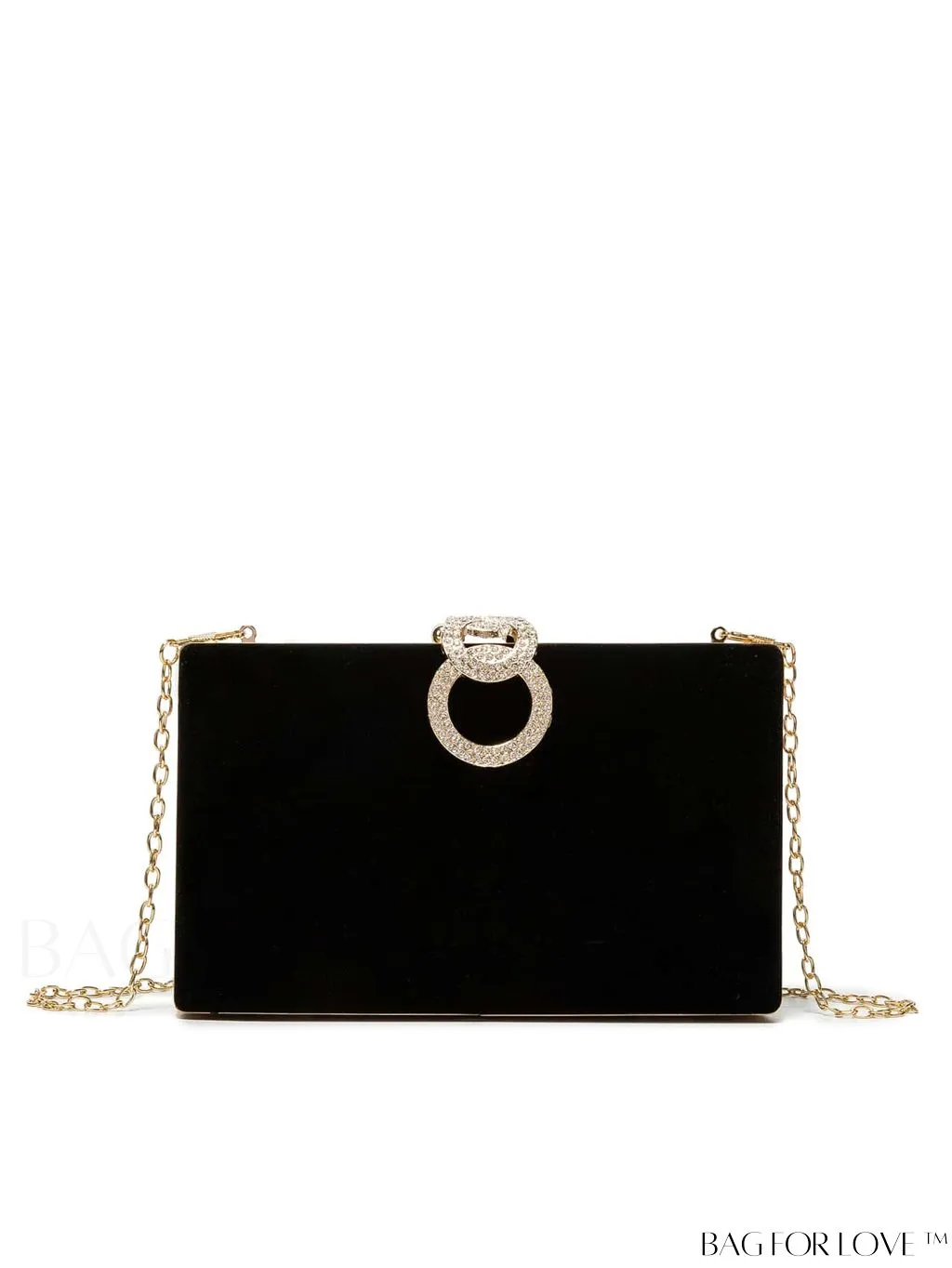 BagForLove - Exquisite Rhinestone Chain Evening Bag - Compact & Elegant
