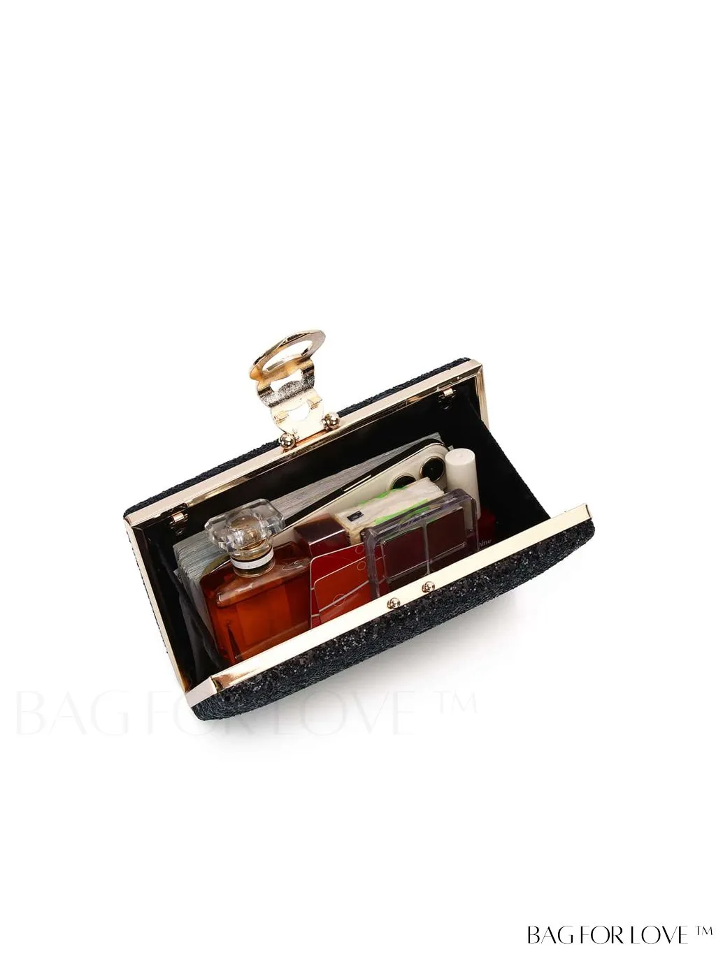 BagForLove - Exquisite Rhinestone Chain Evening Bag - Compact & Elegant