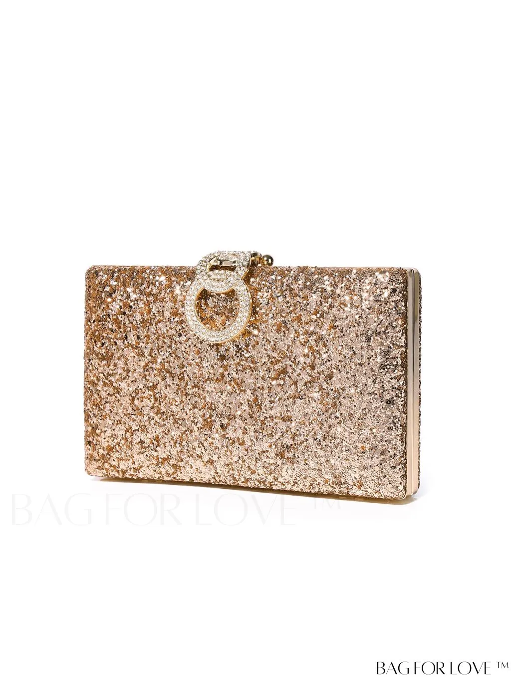 BagForLove - Exquisite Rhinestone Chain Evening Bag - Compact & Elegant