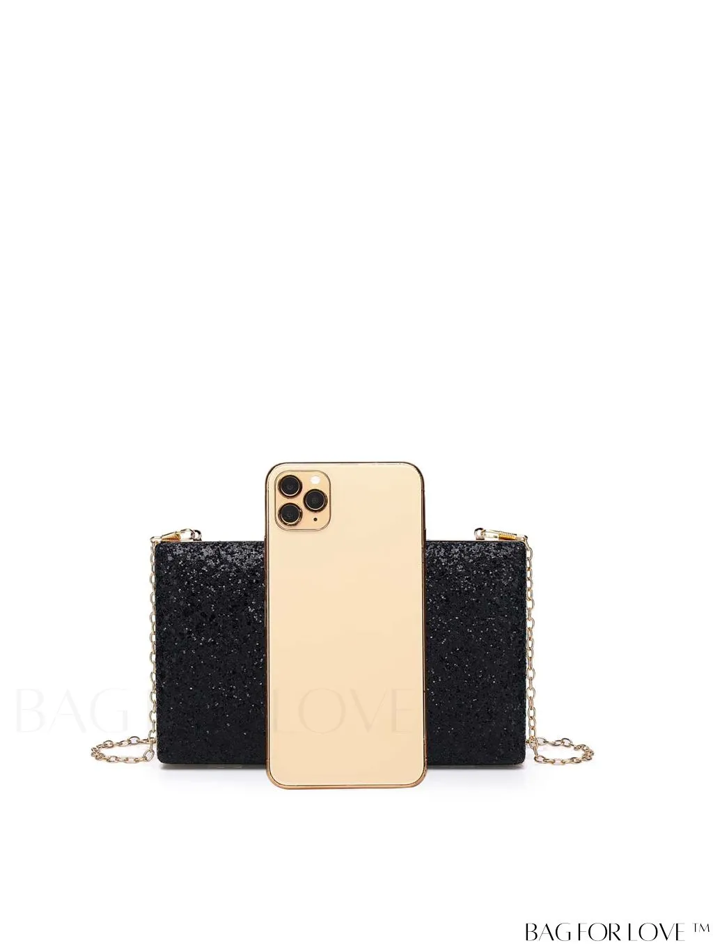 BagForLove - Exquisite Rhinestone Chain Evening Bag - Compact & Elegant