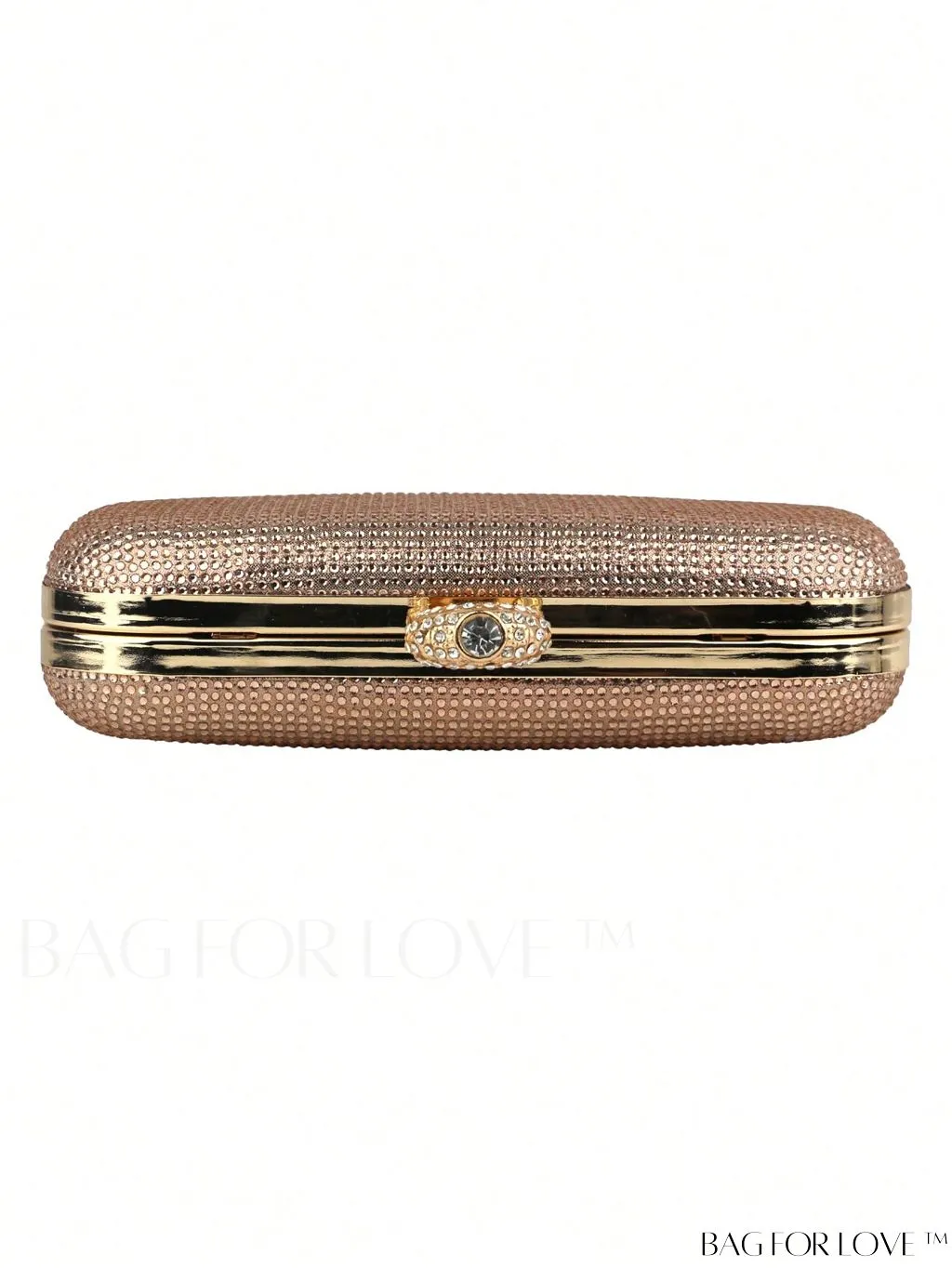 BagForLove - Glamorous Box Bag with Rhinestone Decoration: Ideal Wedding, Prom, and Party Purse