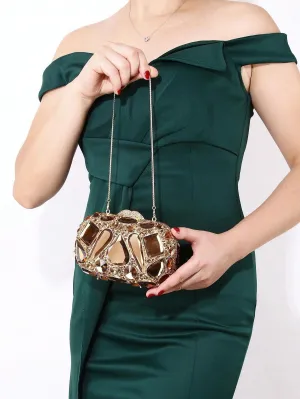 BagForLove - Glamorous Evening Clutch Featuring Sparkling Rhinestones