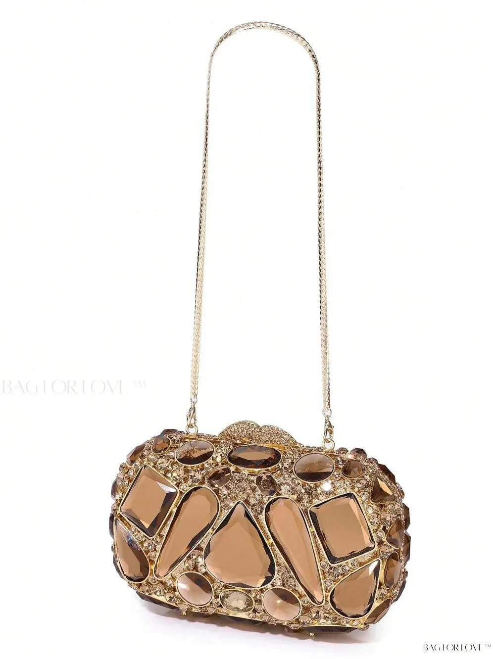 BagForLove - Glamorous Evening Clutch Featuring Sparkling Rhinestones