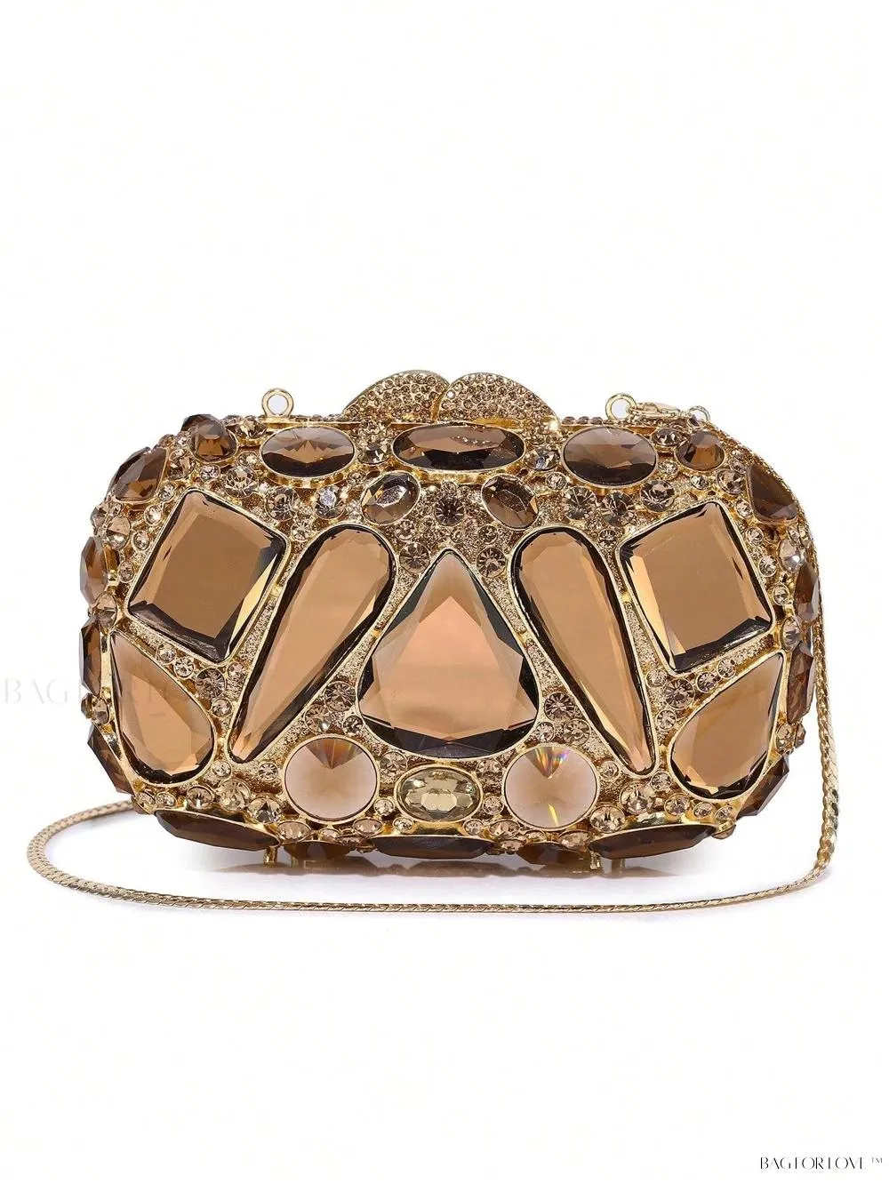 BagForLove - Glamorous Evening Clutch Featuring Sparkling Rhinestones