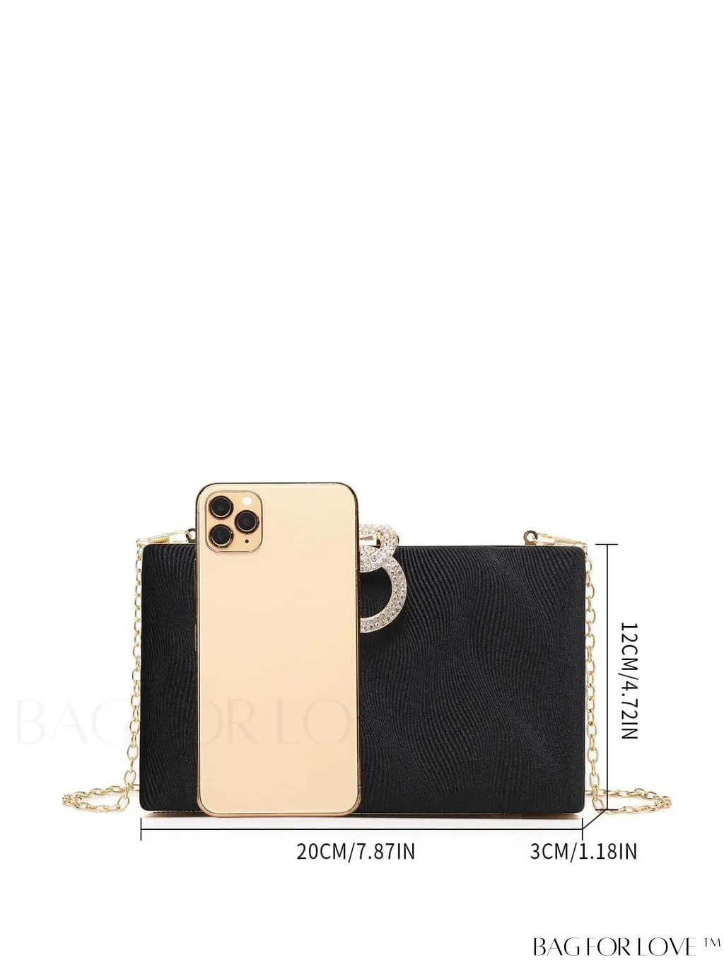 BagForLove - Glamorous Mini Glitter Box Bag