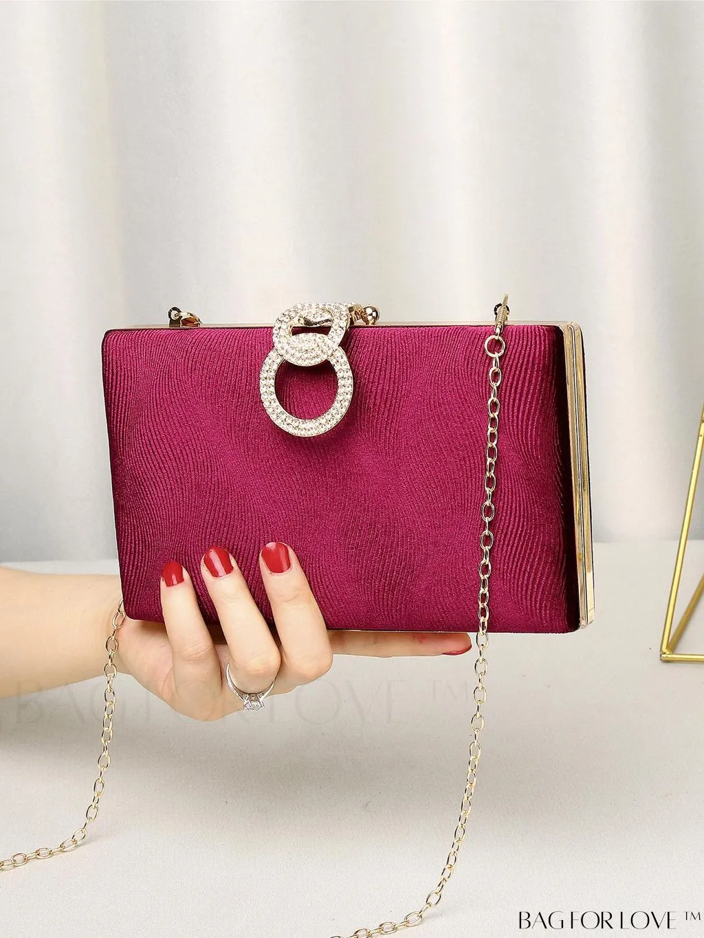 BagForLove - Glamorous Mini Glitter Box Bag