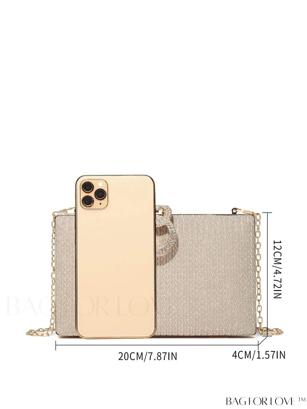 BagForLove - Glamorous Mini Glitter Box Bag