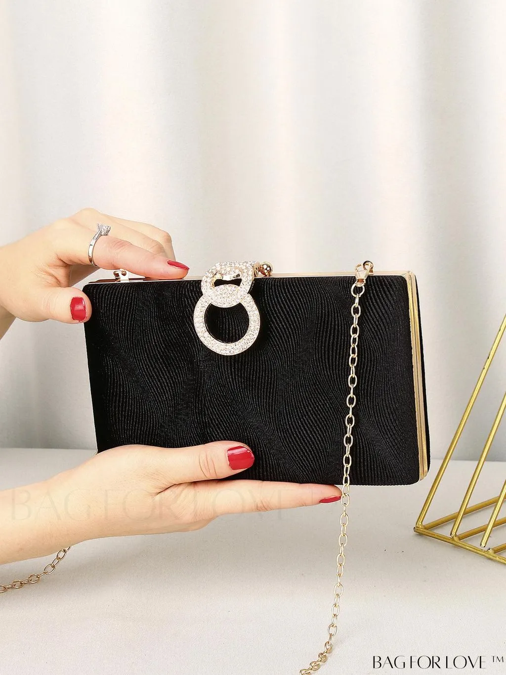 BagForLove - Glamorous Mini Glitter Box Bag