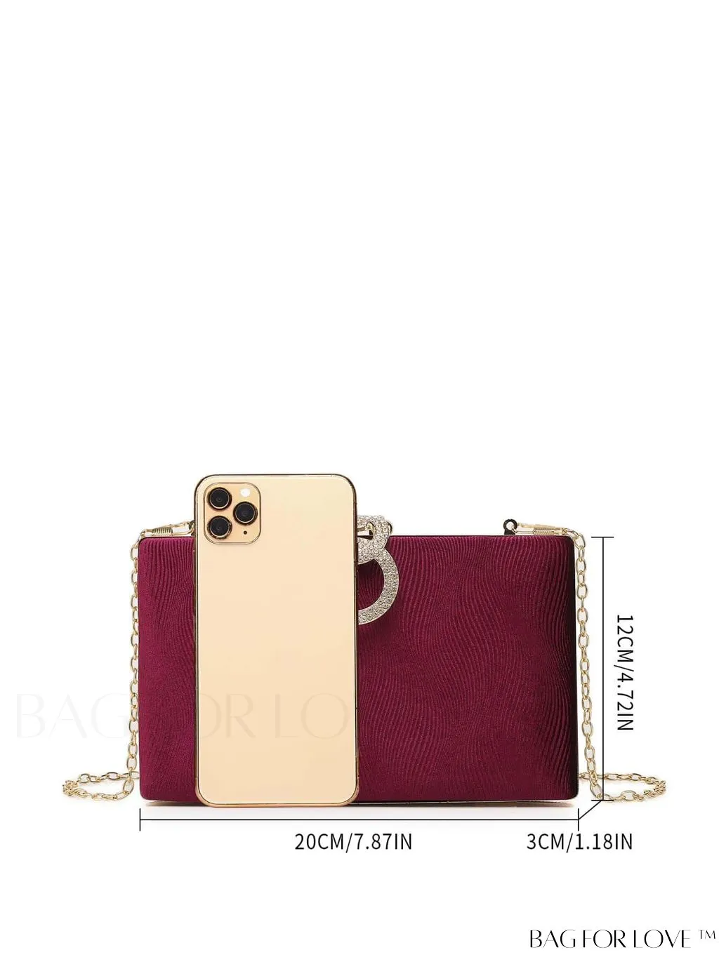 BagForLove - Glamorous Mini Glitter Box Bag