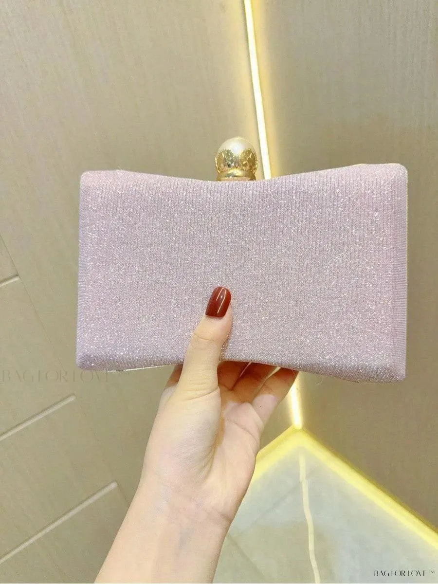 BagForLove - Glamorous Pearl Clutch Handbag for Women