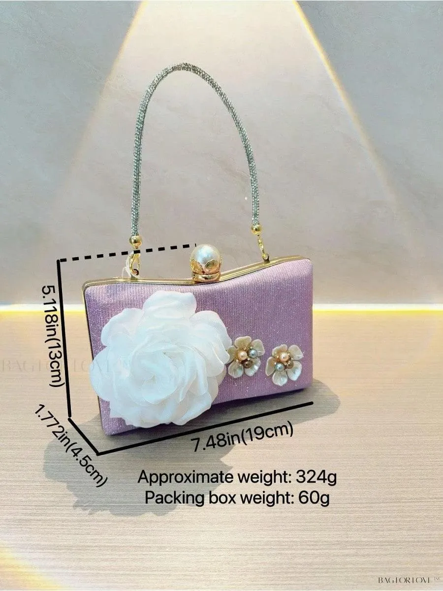 BagForLove - Glamorous Pearl Clutch Handbag for Women
