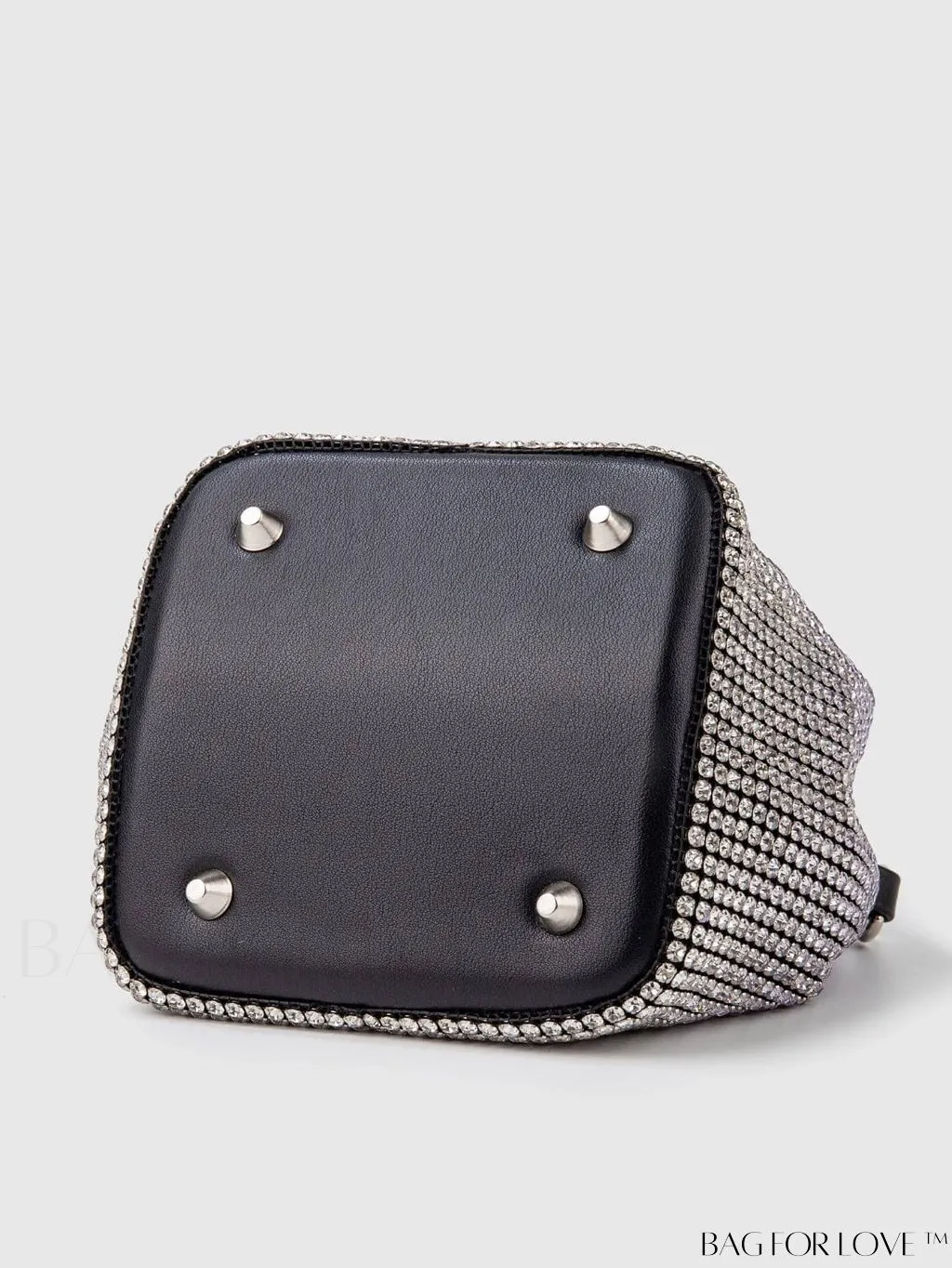 BagForLove - Glamorous Rhinestone Hobo Bag - Mini Size