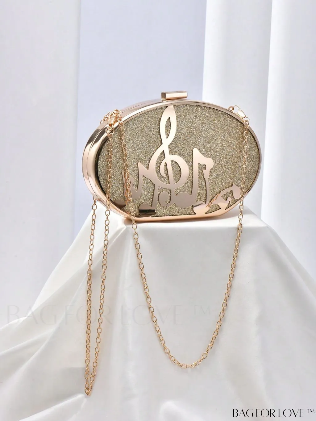 BagForLove - Glitter Chain Box Bag: Mini-sized Sparkle for Wedding, Prom & Party Events