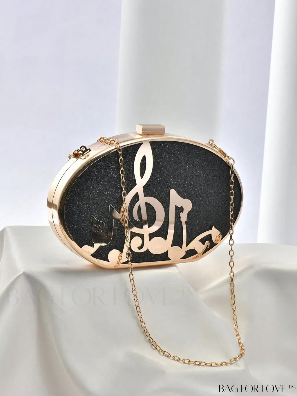 BagForLove - Glitter Chain Box Bag: Mini-sized Sparkle for Wedding, Prom & Party Events