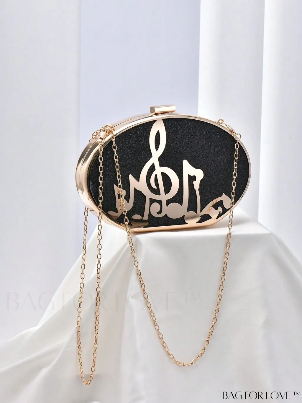 BagForLove - Glitter Chain Box Bag: Mini-sized Sparkle for Wedding, Prom & Party Events