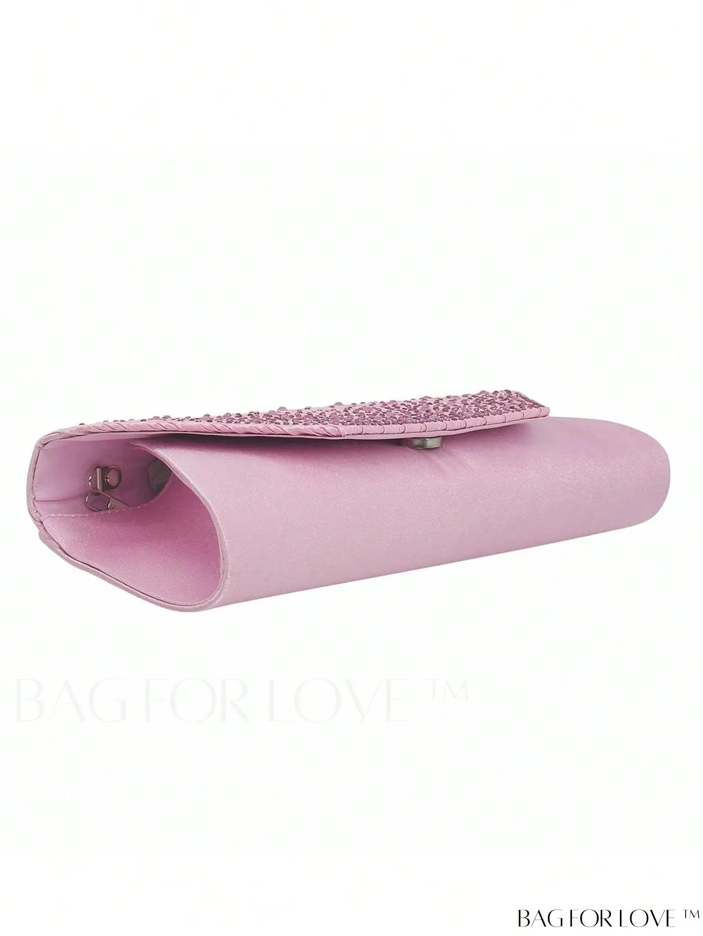 BagForLove - Medium Glamorous Envelope Bag with Rhinestone Decoration