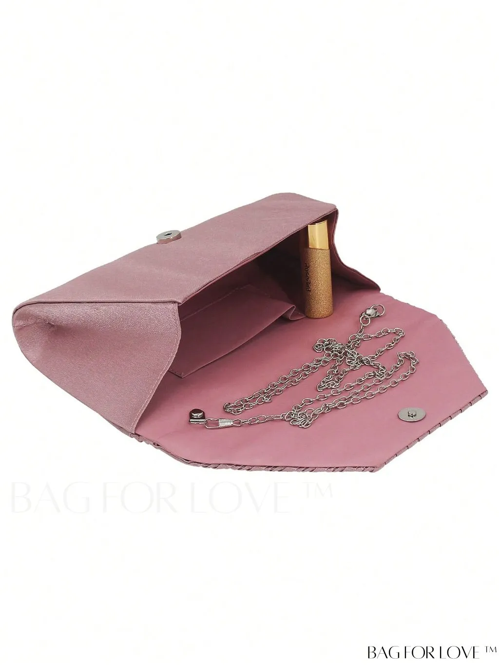 BagForLove - Medium Glamorous Envelope Bag with Rhinestone Decoration