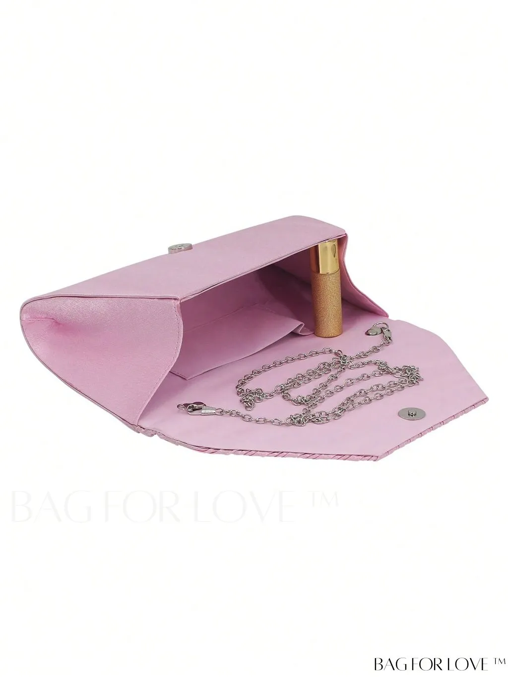 BagForLove - Medium Glamorous Envelope Bag with Rhinestone Decoration