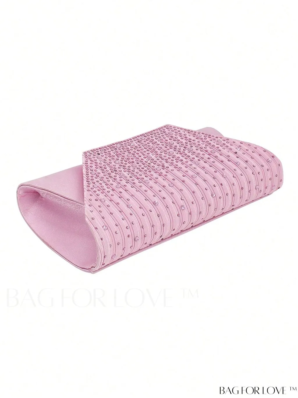 BagForLove - Medium Glamorous Envelope Bag with Rhinestone Decoration