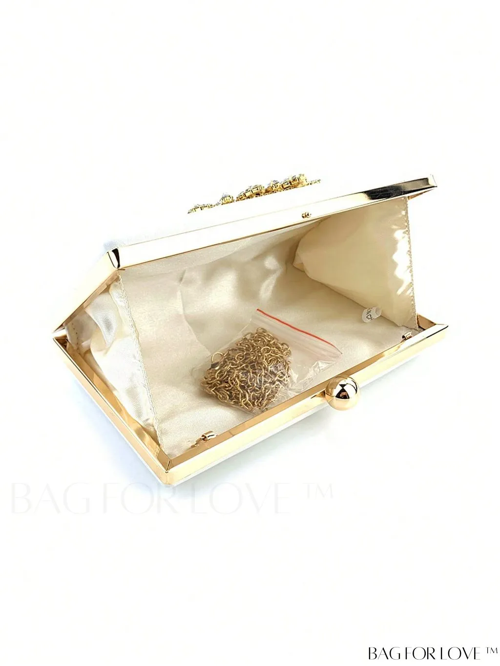BagForLove - Mini Glamorous Gemstone Decor Box Bag