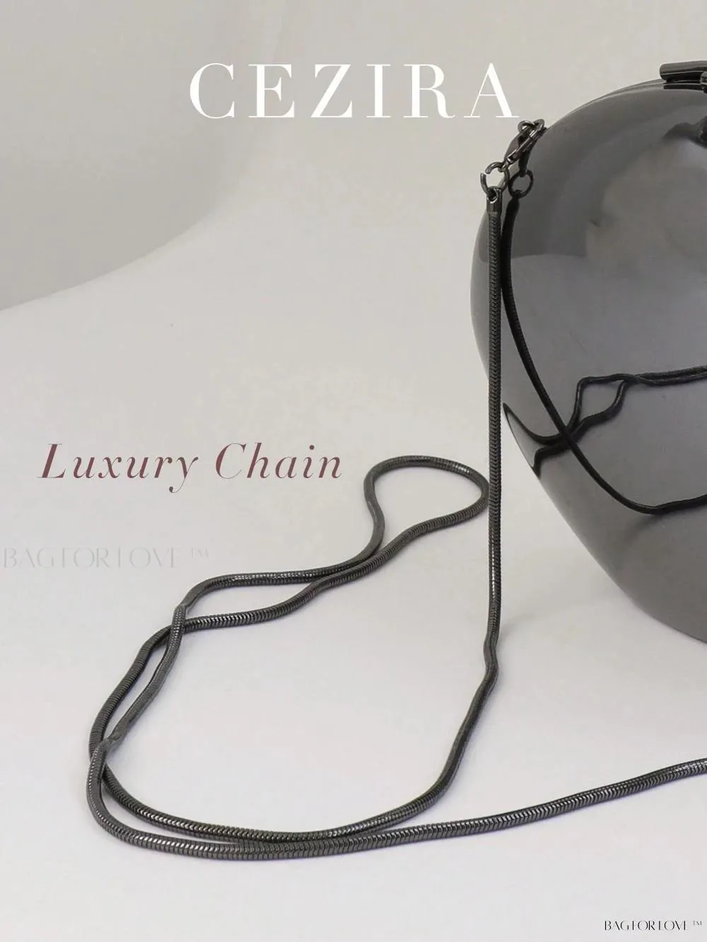 BagForLove - Perfect Party Accessory Luxury Glossy Iron Metal Handbag