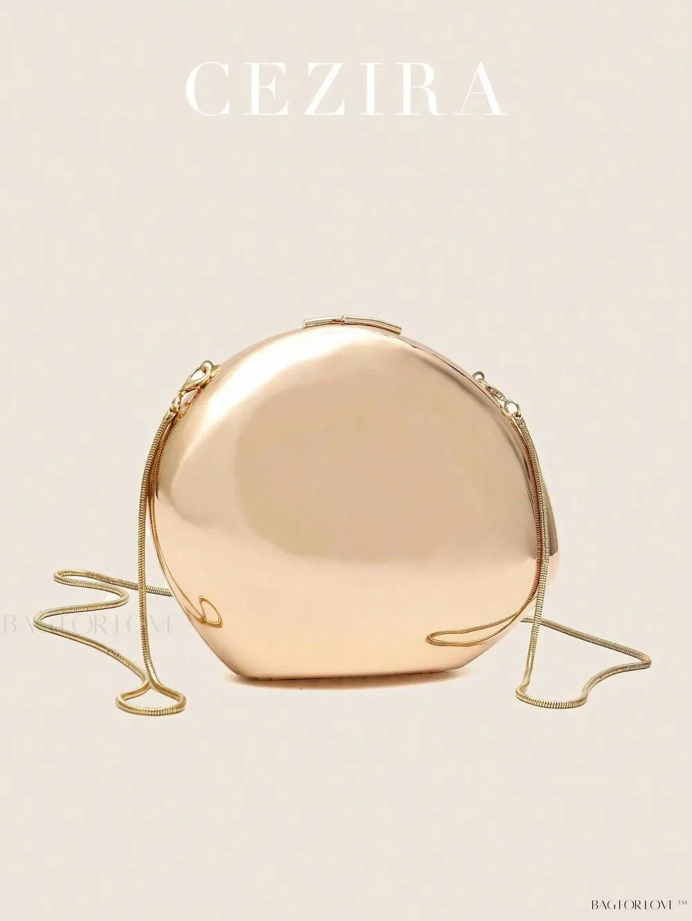 BagForLove - Perfect Party Accessory Luxury Glossy Iron Metal Handbag
