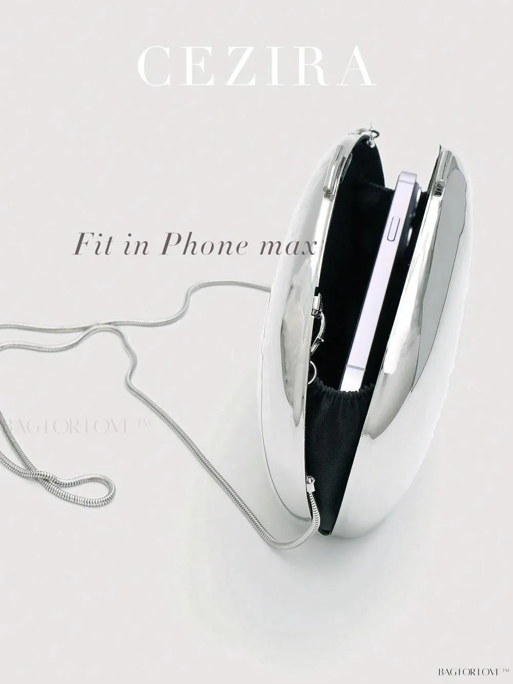 BagForLove - Perfect Party Accessory Luxury Glossy Iron Metal Handbag