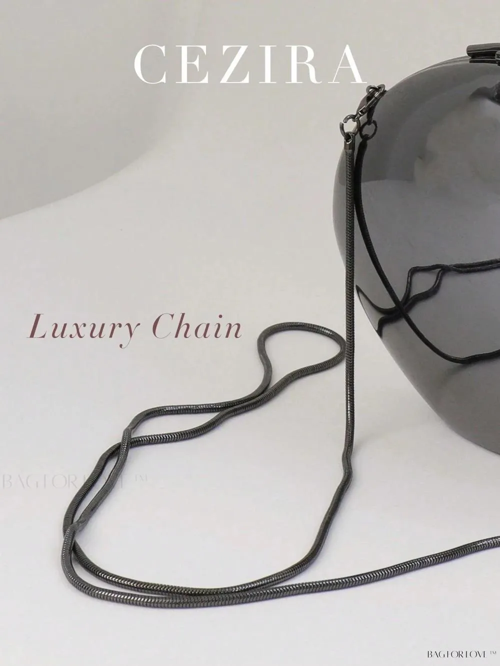BagForLove - Perfect Party Accessory Luxury Glossy Iron Metal Handbag