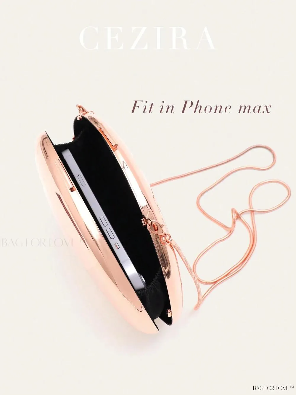 BagForLove - Perfect Party Accessory Luxury Glossy Iron Metal Handbag