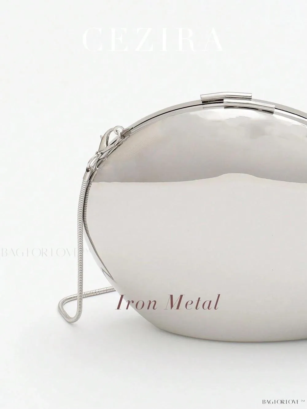 BagForLove - Perfect Party Accessory Luxury Glossy Iron Metal Handbag