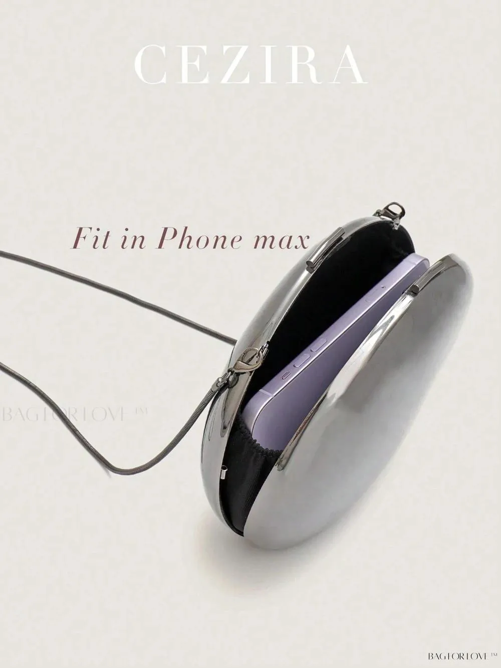 BagForLove - Perfect Party Accessory Luxury Glossy Iron Metal Handbag