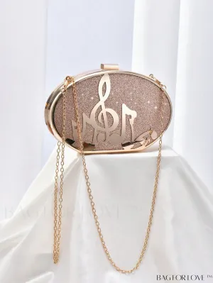 BagForLove - Prismatic Mini Chain Bag: Ideal Bridal Purse for Proms, Weddings, and Parties