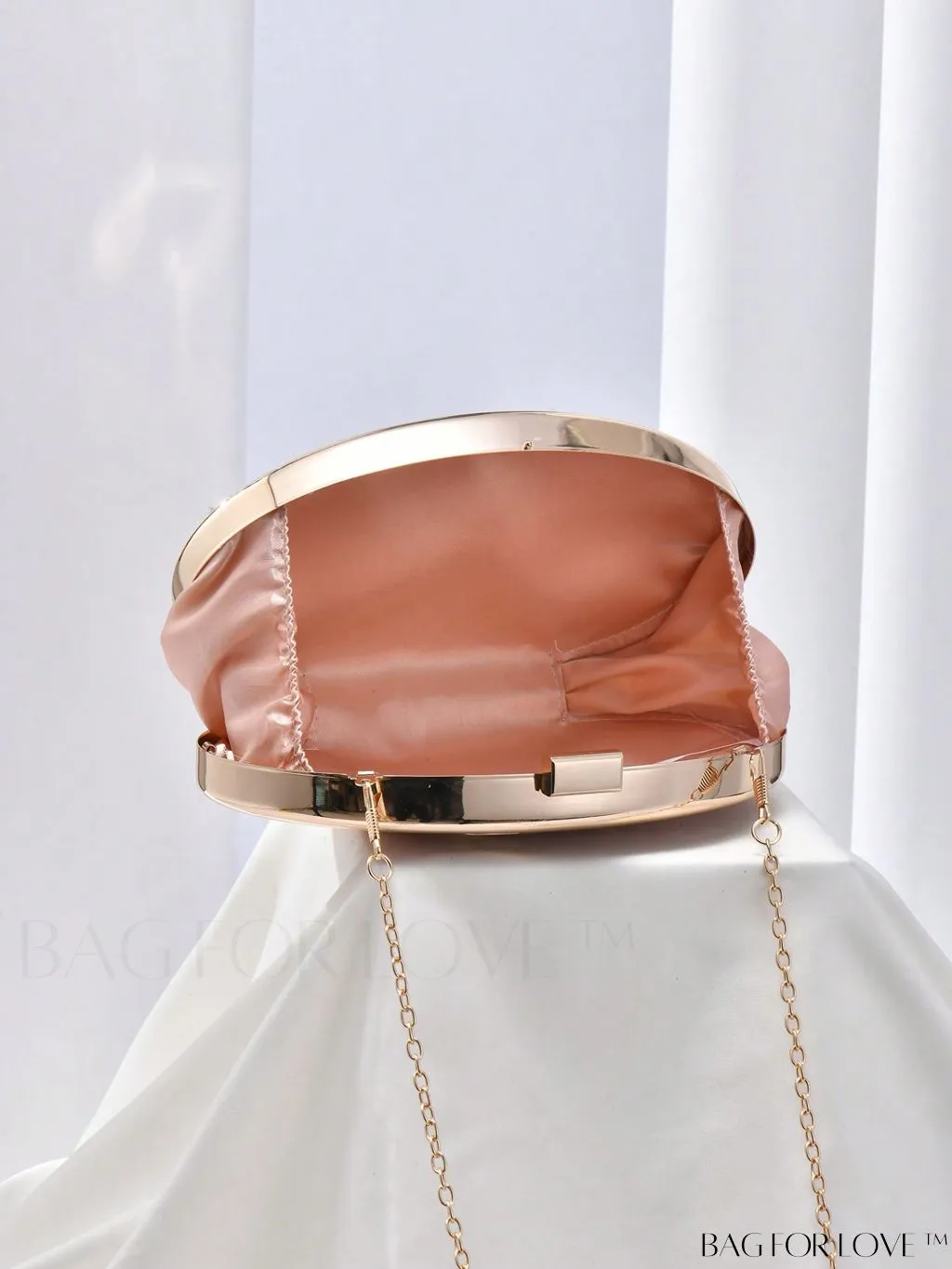 BagForLove - Prismatic Mini Chain Bag: Ideal Bridal Purse for Proms, Weddings, and Parties