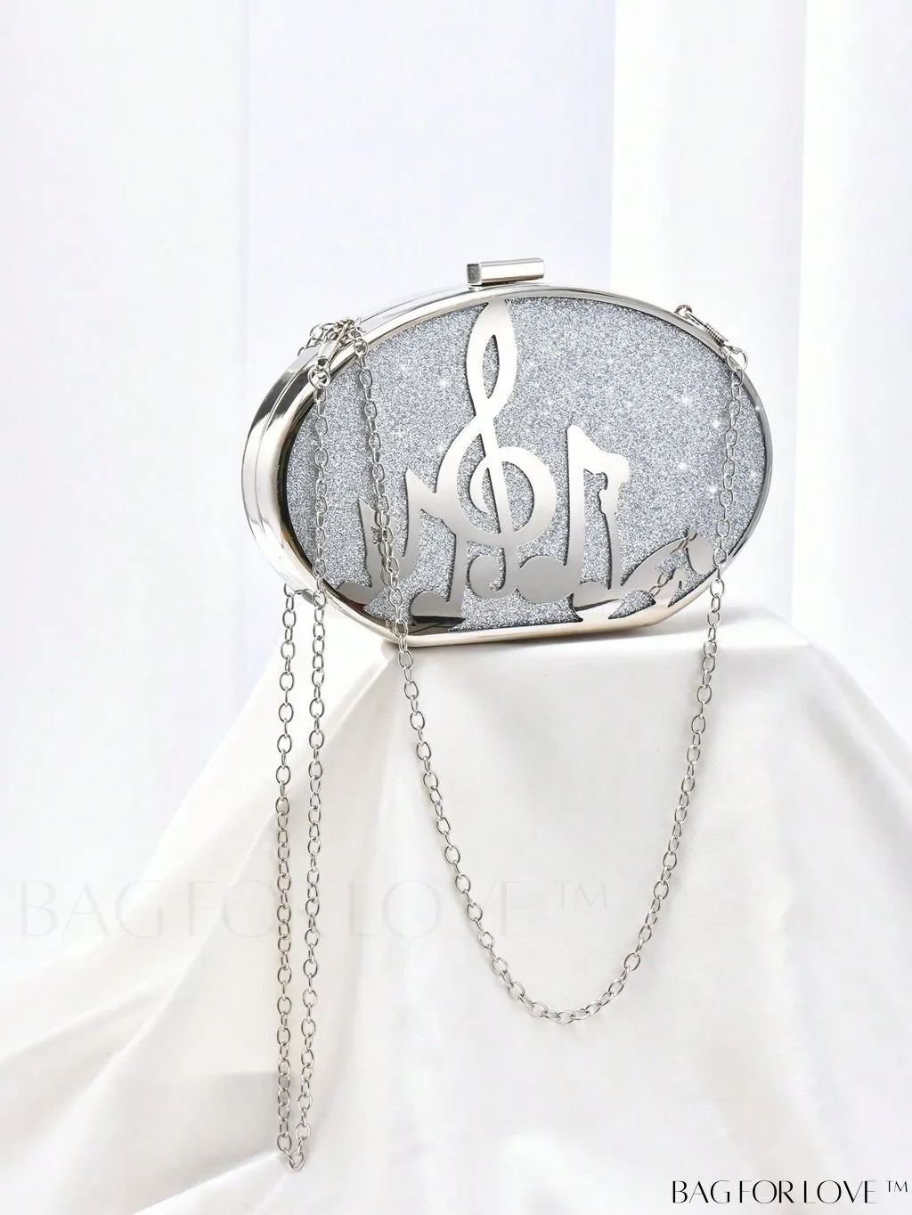 BagForLove - Prismatic Mini Chain Bag: Ideal Bridal Purse for Proms, Weddings, and Parties