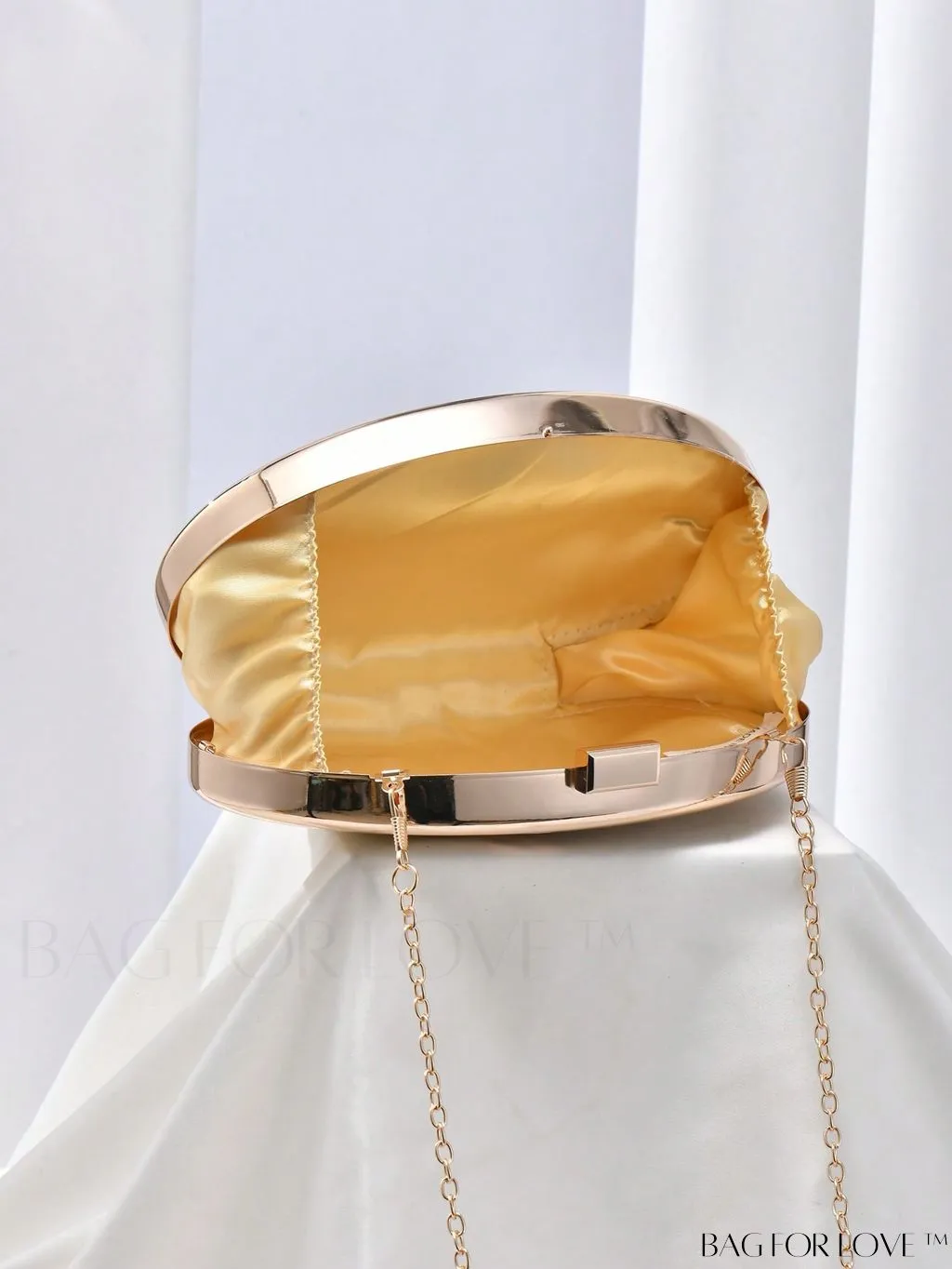 BagForLove - Prismatic Mini Chain Bag: Ideal Bridal Purse for Proms, Weddings, and Parties