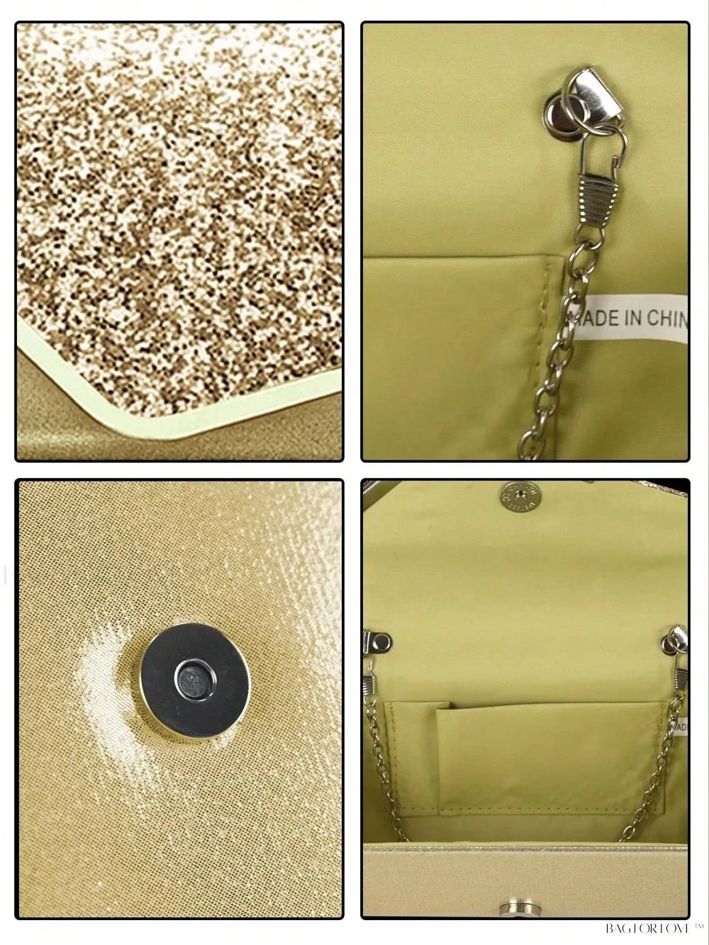 BagForLove - Quiet Glamorous Jewelry Set and Clutch Bag for Sophisticated Women